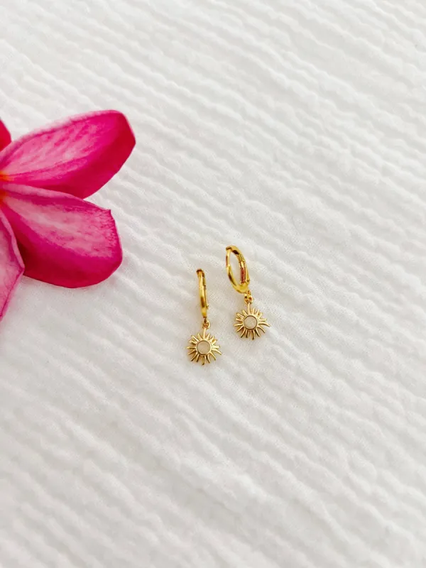 Tiny Sunshine Earrings sold by Mermaid & Me