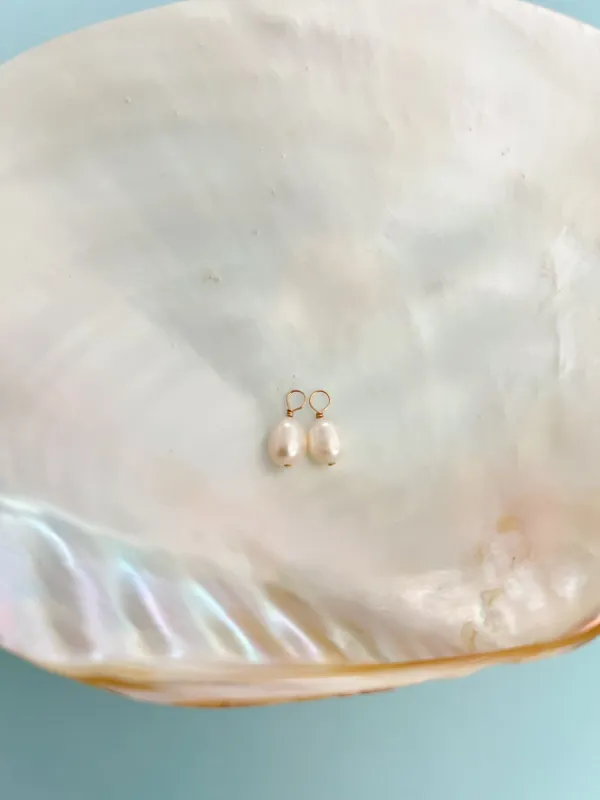 Freshwater Pearl Earring Charms sold by Mermaid & Me