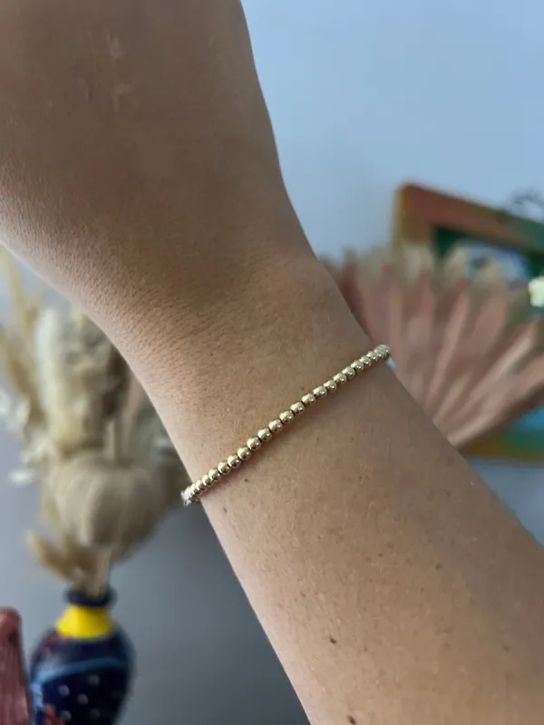 3mm Gold Filled Bracelet sold by Mermaid & Me