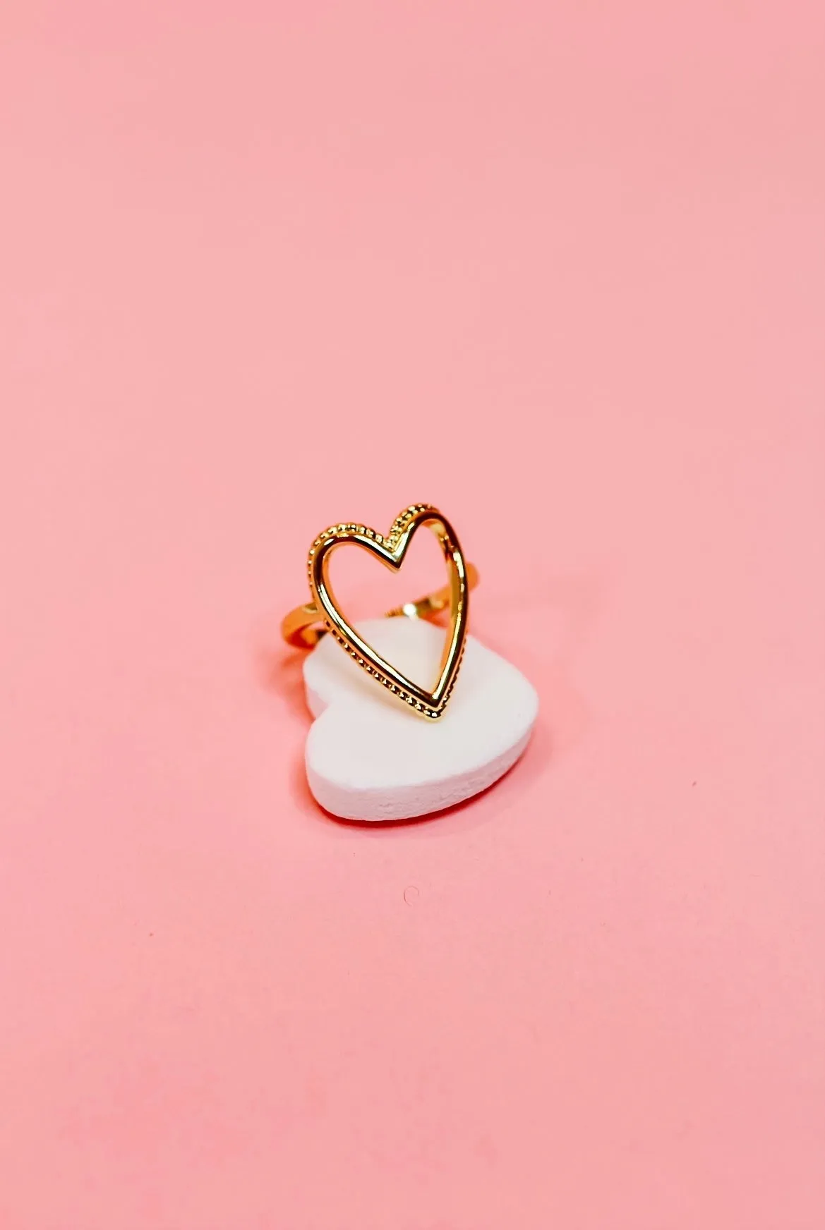 Sweet Heart Adjustable Ring sold by Mermaid & Me