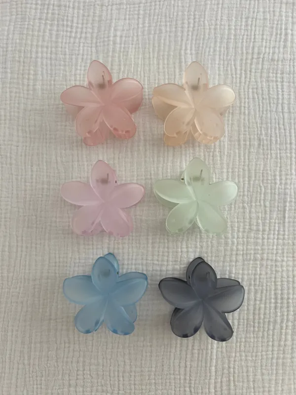 Plumeria Hair Claw Clip sold by Mermaid & Me