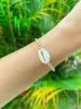 Gold Filled Cowrie Shell Bracelet sold by Mermaid & Me