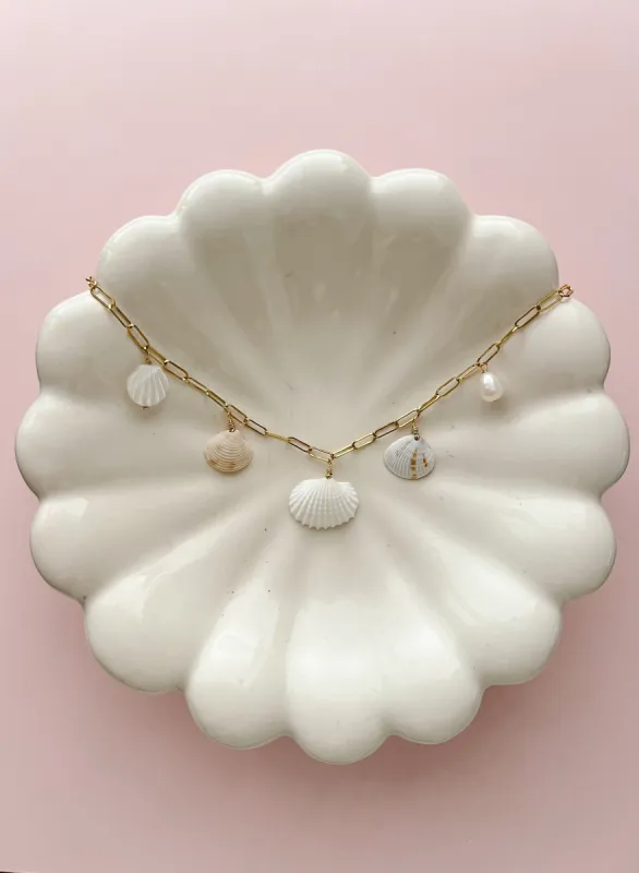 Jensen Real Seashell Charm Necklace sold by Mermaid & Me