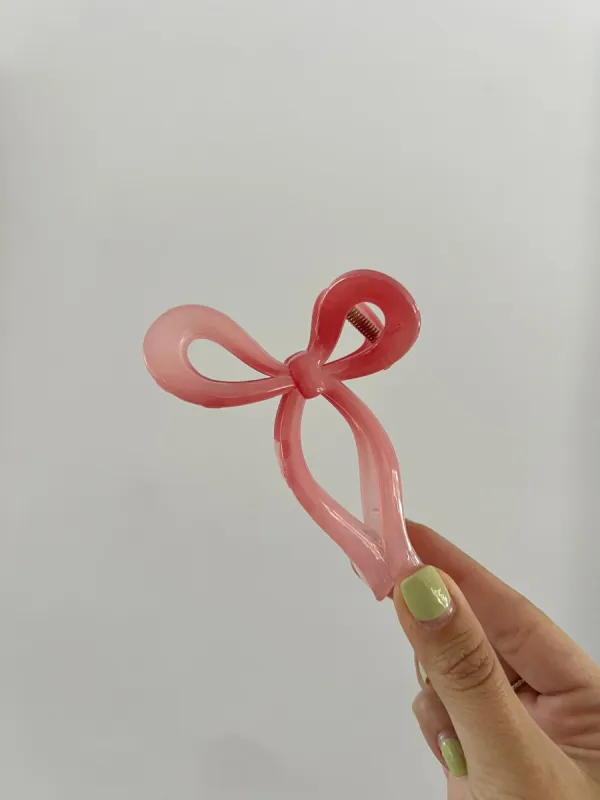 Small Rose Bow Hair Claw sold by Mermaid & Me