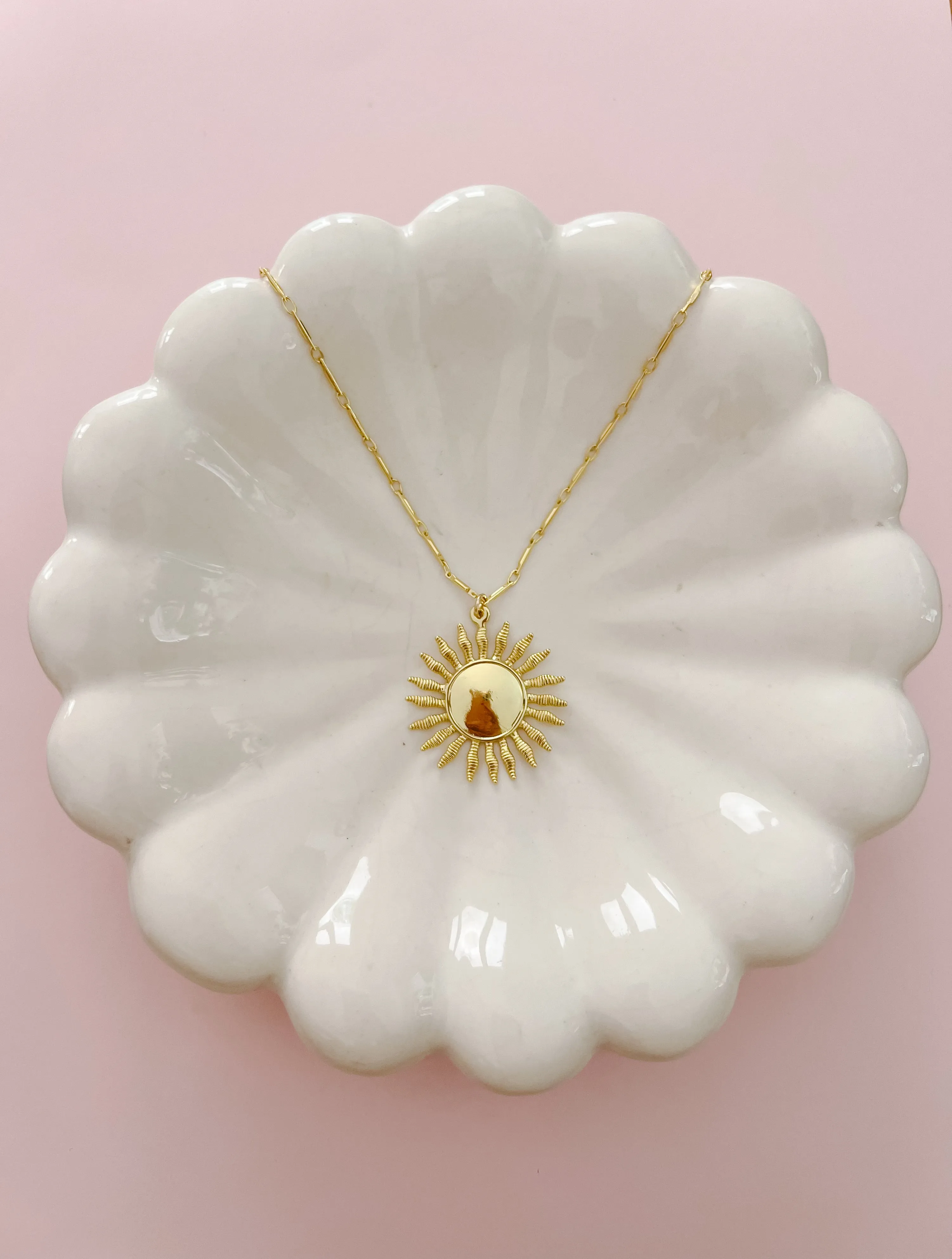 Italian Sun Necklace sold by Mermaid & Me