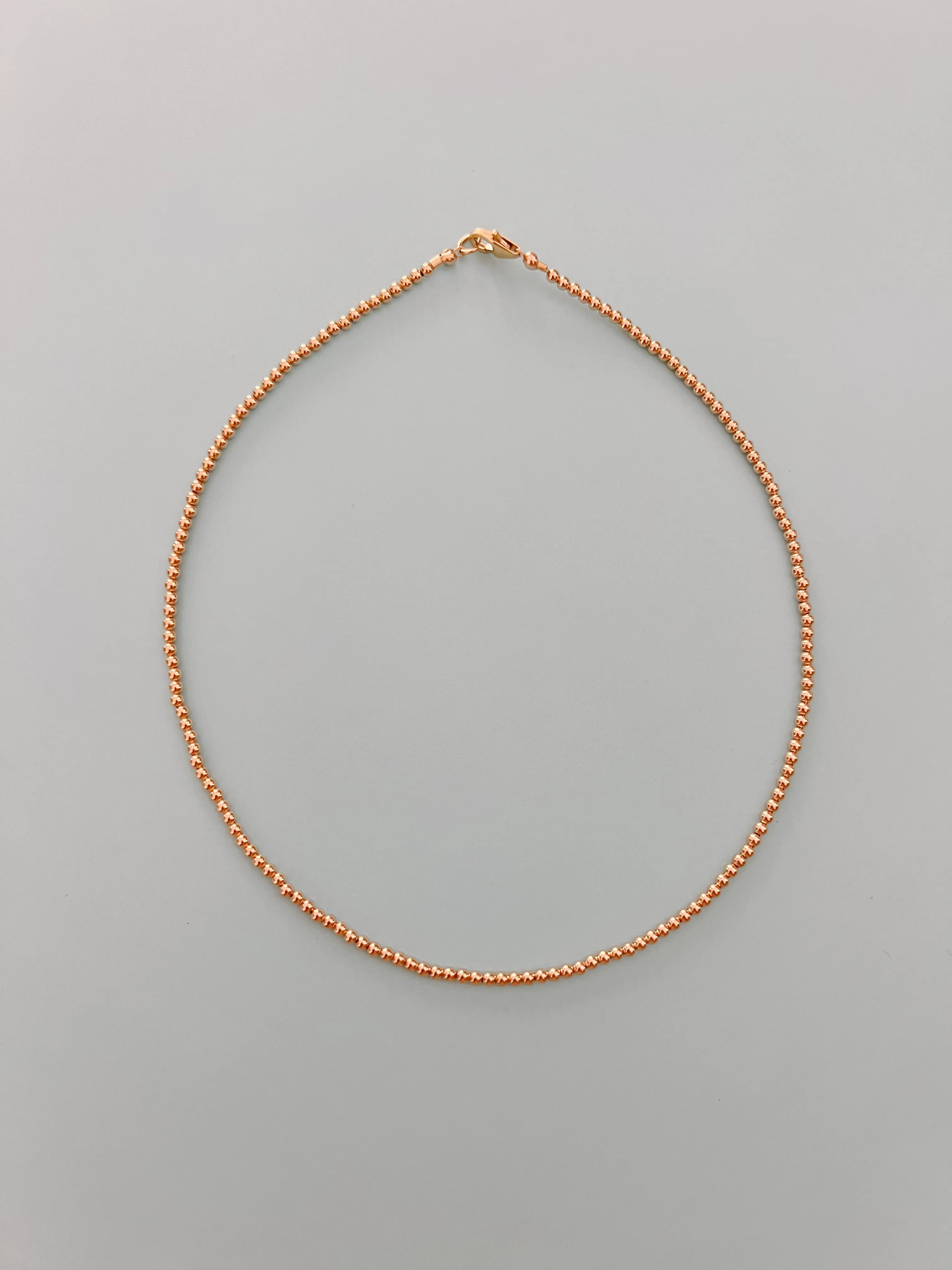 Gold Filled Beaded Ball Necklace sold by Mermaid & Me product image thumbnail 2