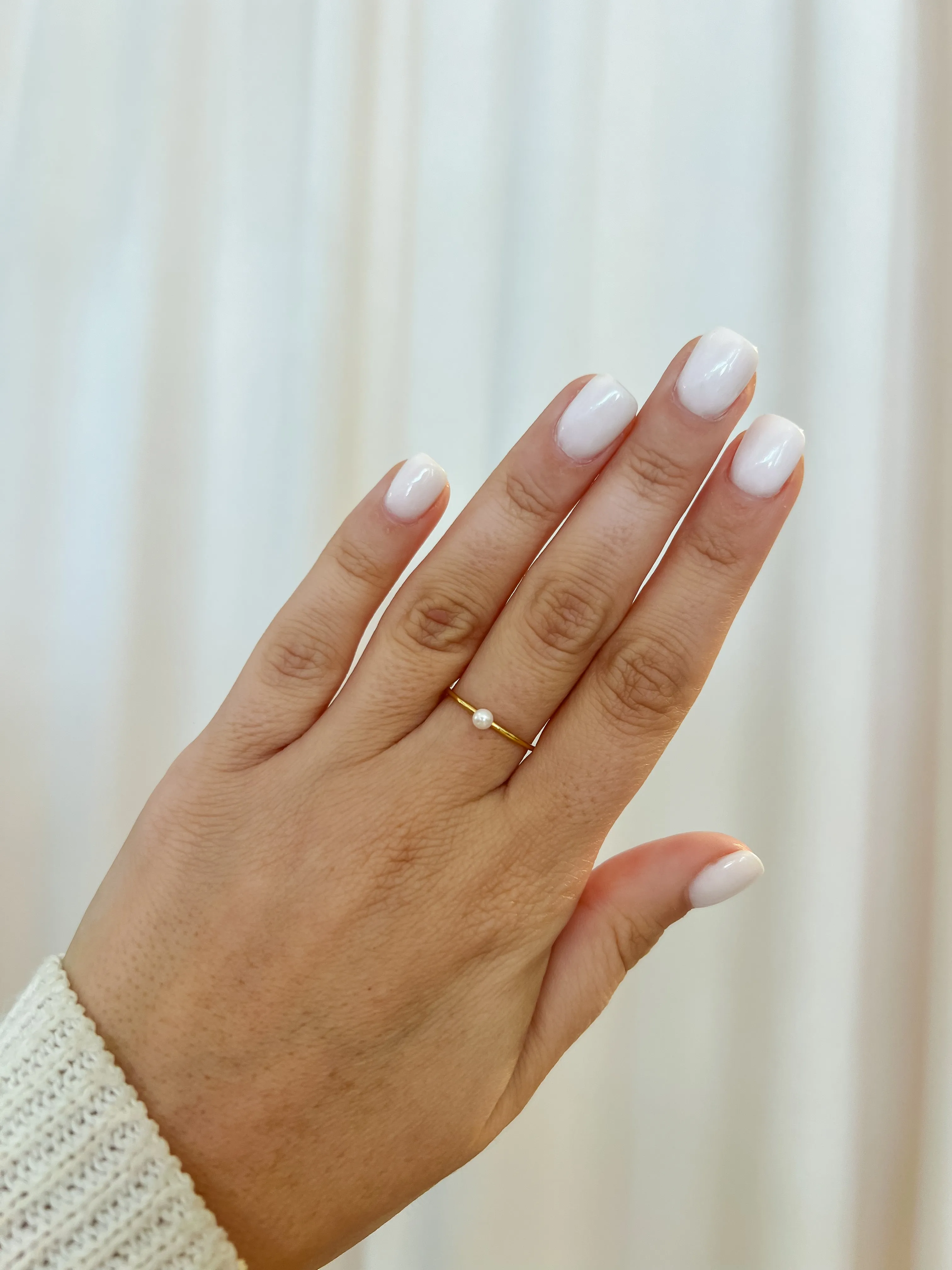 Pearl Gold Filled Ring sold by Mermaid & Me