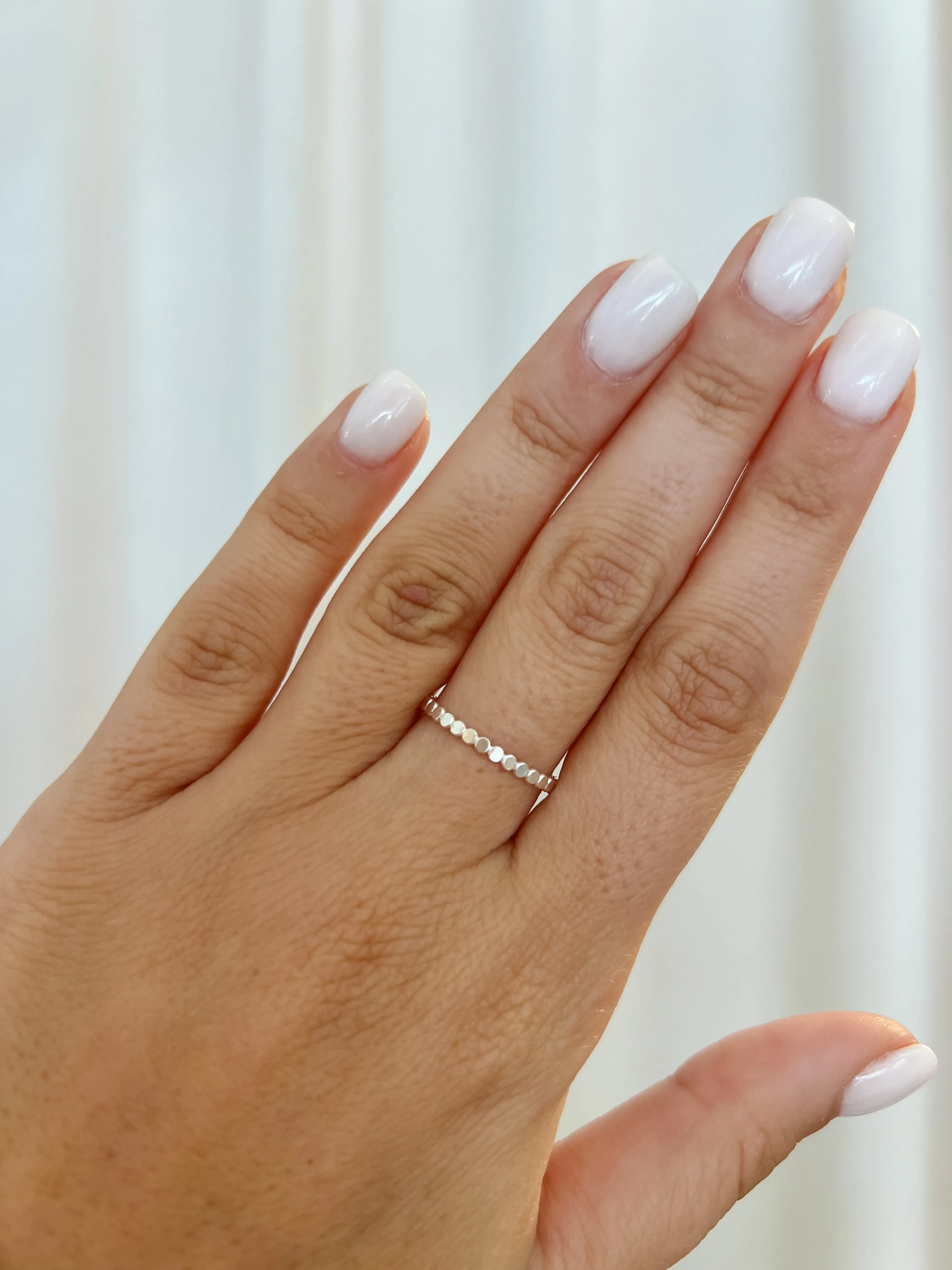 Dot Sterling Silver Ring sold by Mermaid & Me