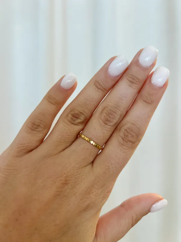 Dot Ring Gołd Filled sold by Mermaid & Me