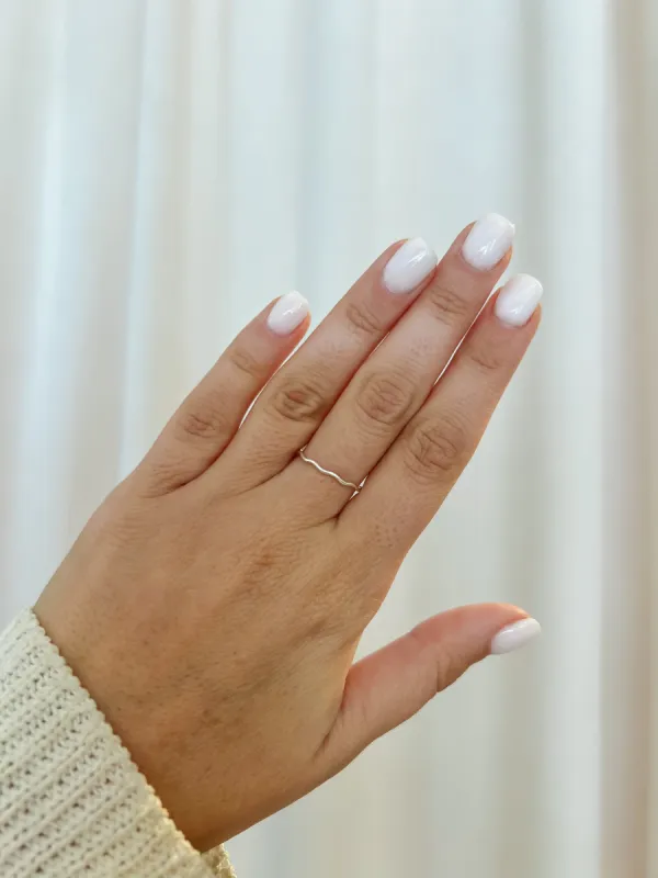 Wavy Sterling Silver Ring sold by Mermaid & Me