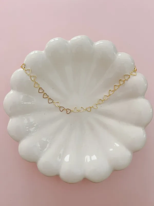 Heart Link Necklace sold by Mermaid & Me