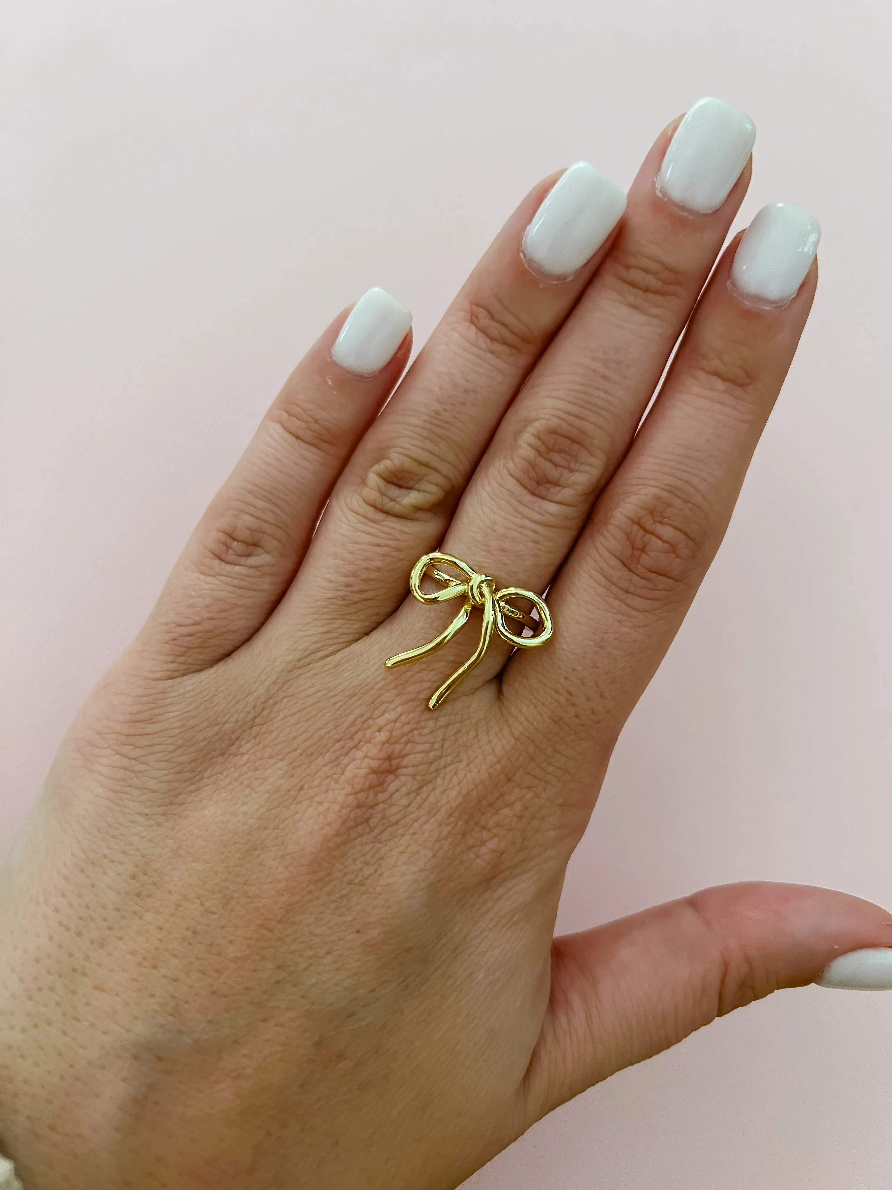 Gold Ribbon Ring sold by Mermaid & Me