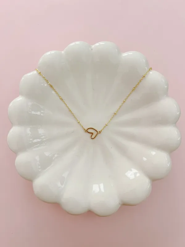 Floating Heart Necklace sold by Mermaid & Me