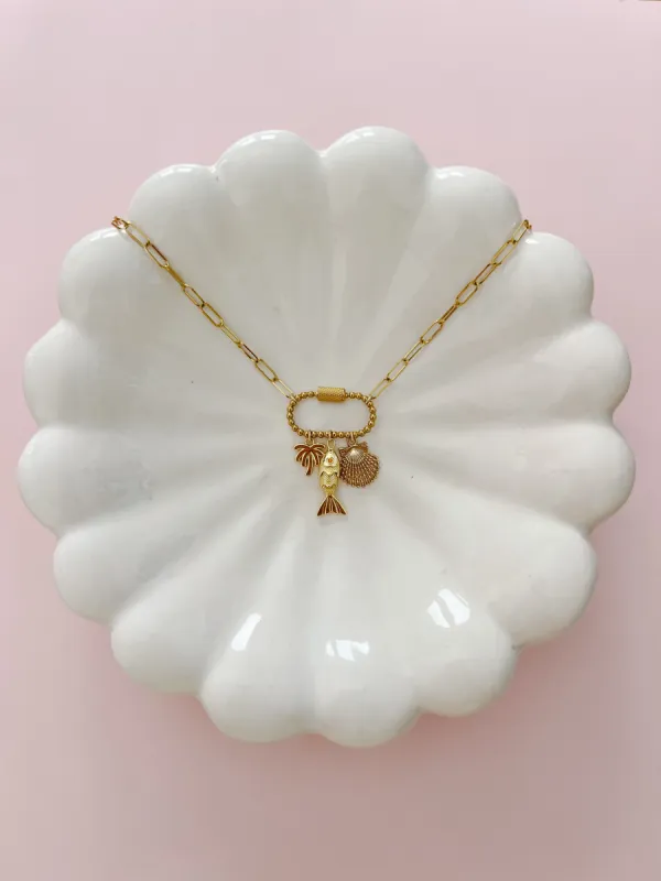 Golden Paradise Necklace sold by Mermaid & Me