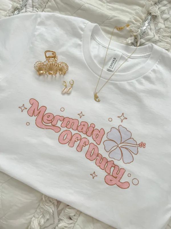 Mermaid Off Duty T-Shirt sold by Mermaid & Me