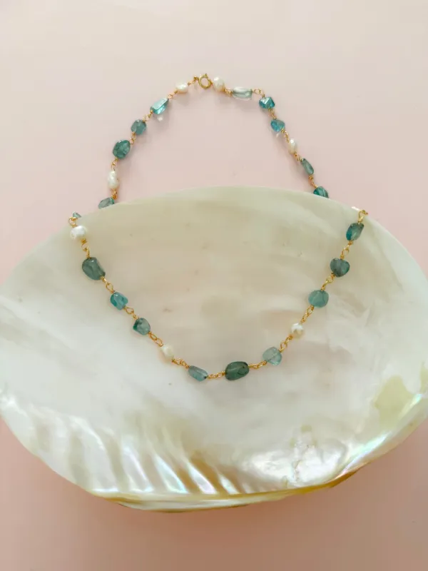 Lakeside Beaded Chain Necklace sold by Mermaid & Me