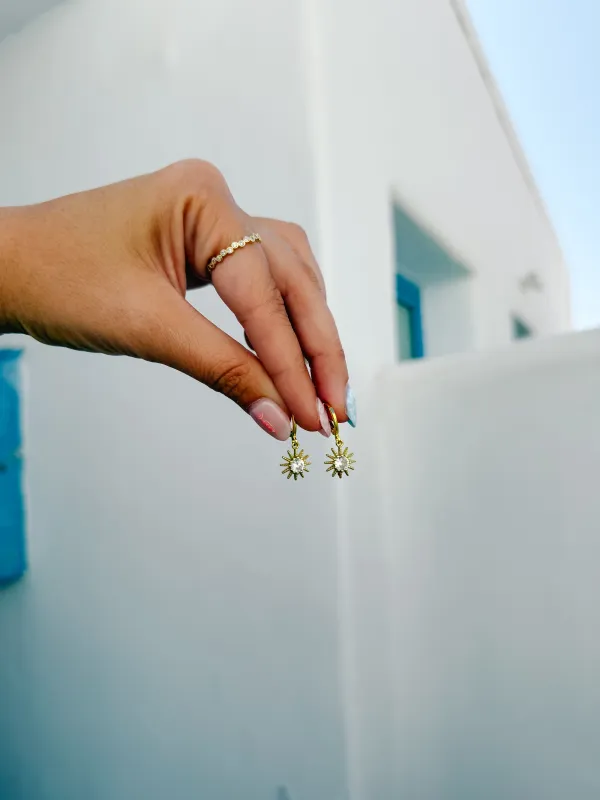 Helios Sun Earrings sold by Mermaid & Me