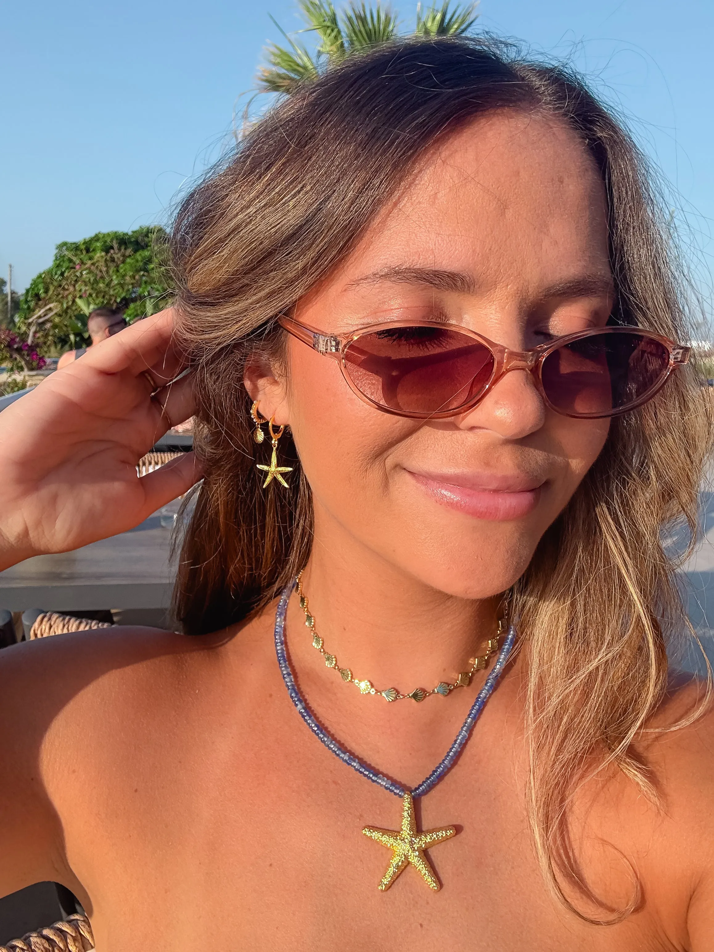 Blue Starfish Necklace sold by Mermaid & Me product image thumbnail 2