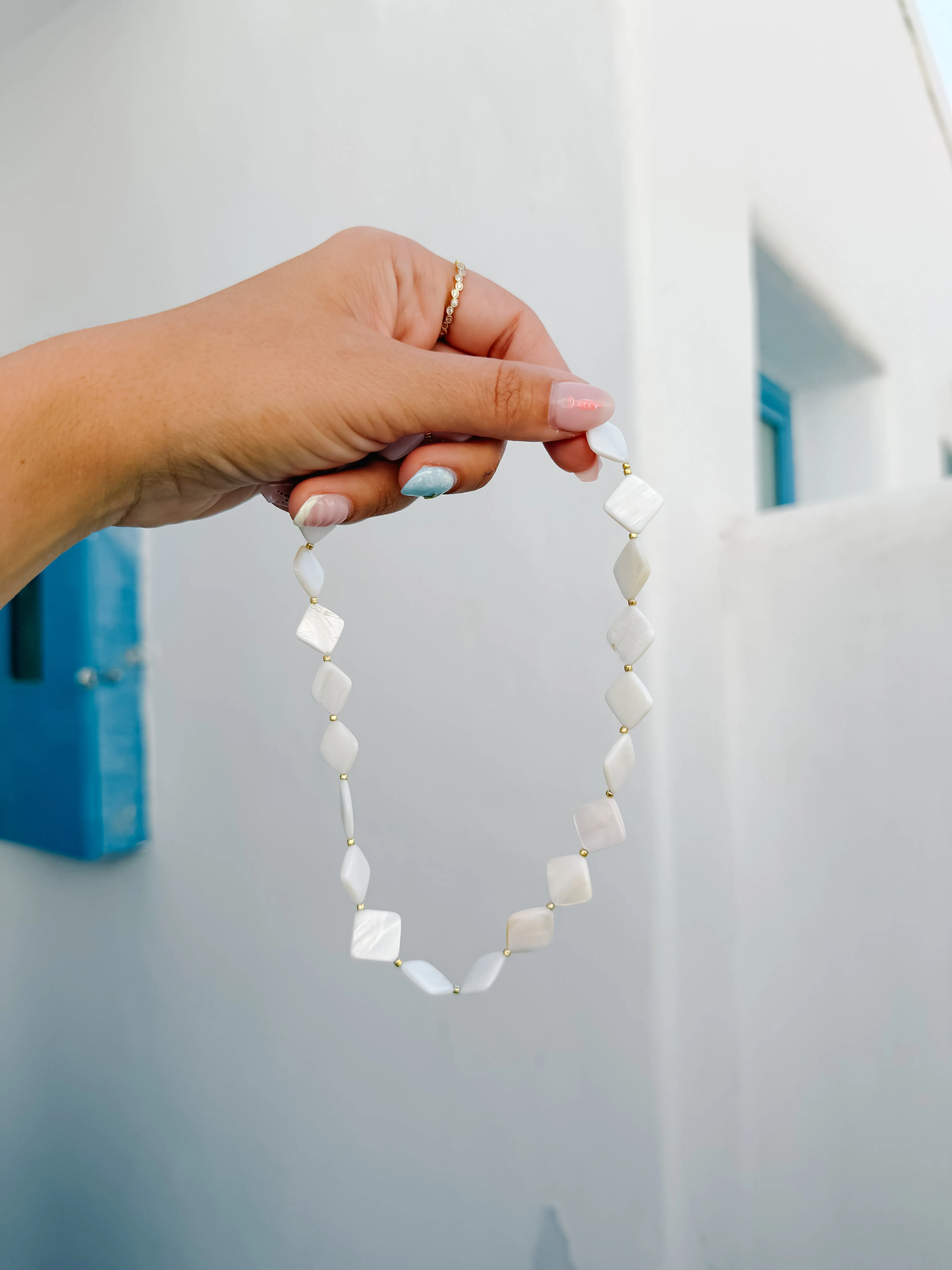 Diamond Tile Necklace sold by Mermaid & Me