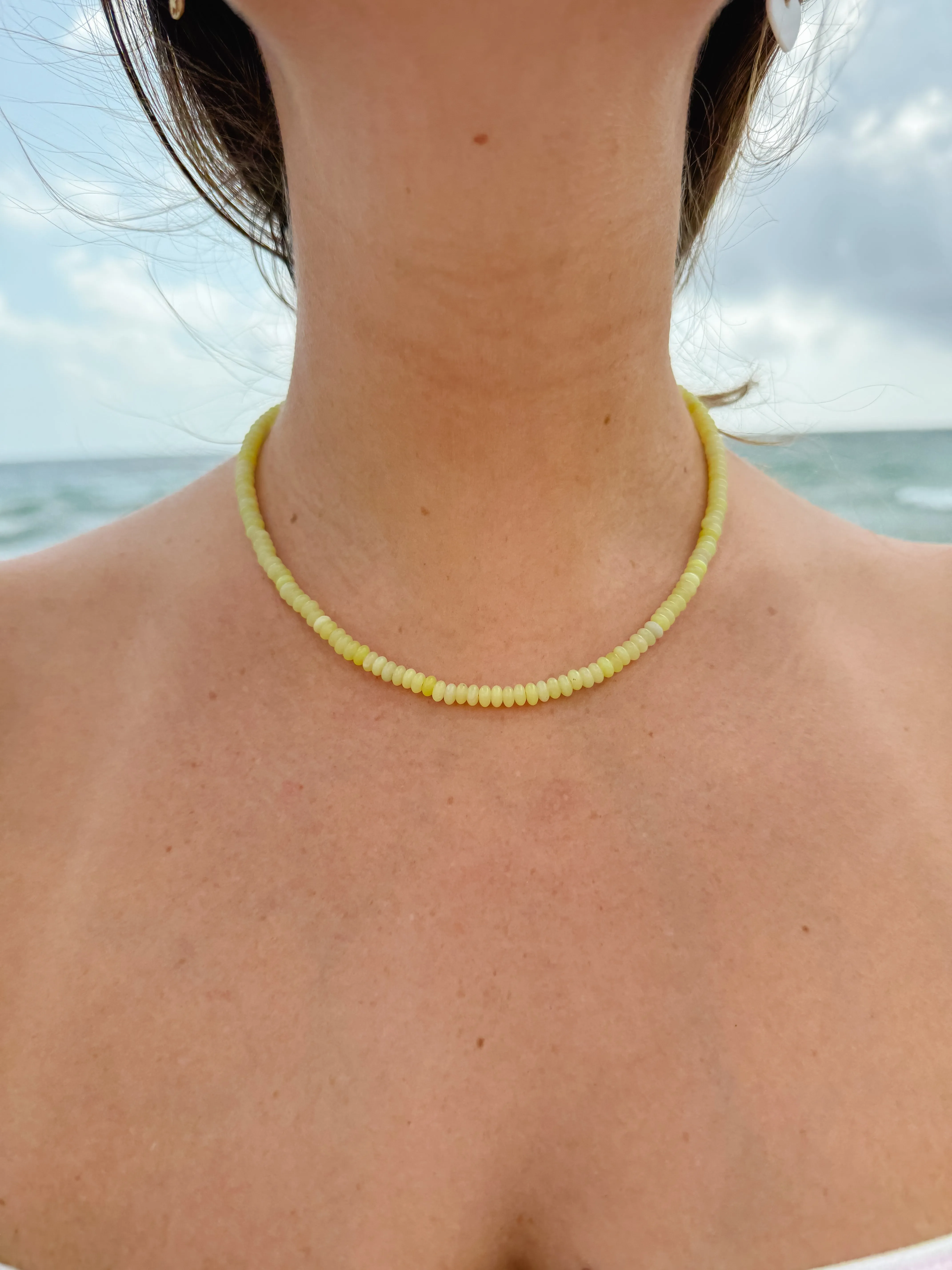 Lemon Quartz Necklace sold by Mermaid & Me