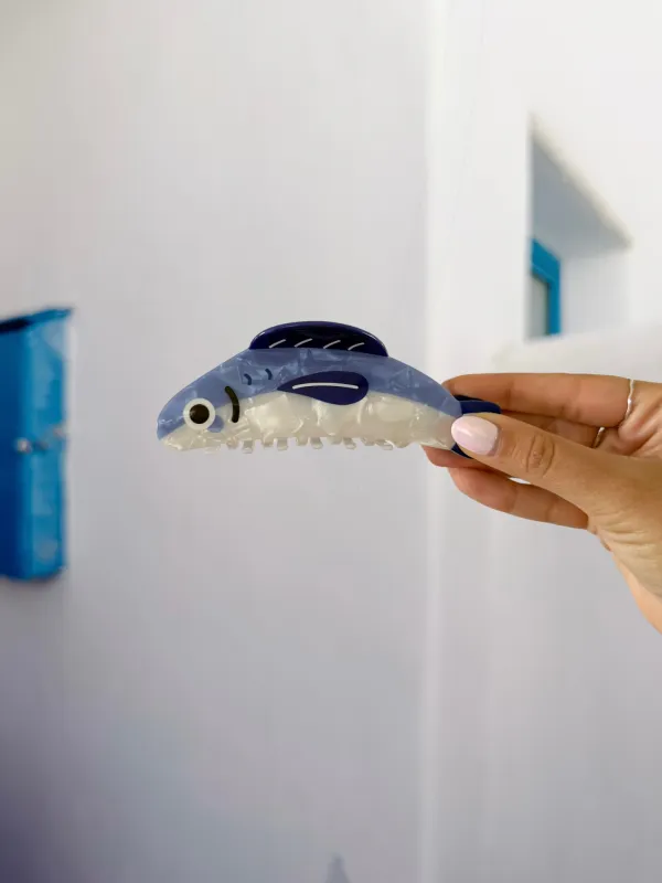 Big Sardine Hair Clip sold by Mermaid & Me