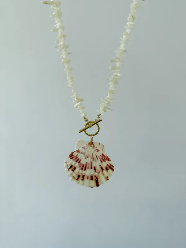 Scallop Shell Toggle Necklace sold by Mermaid & Me