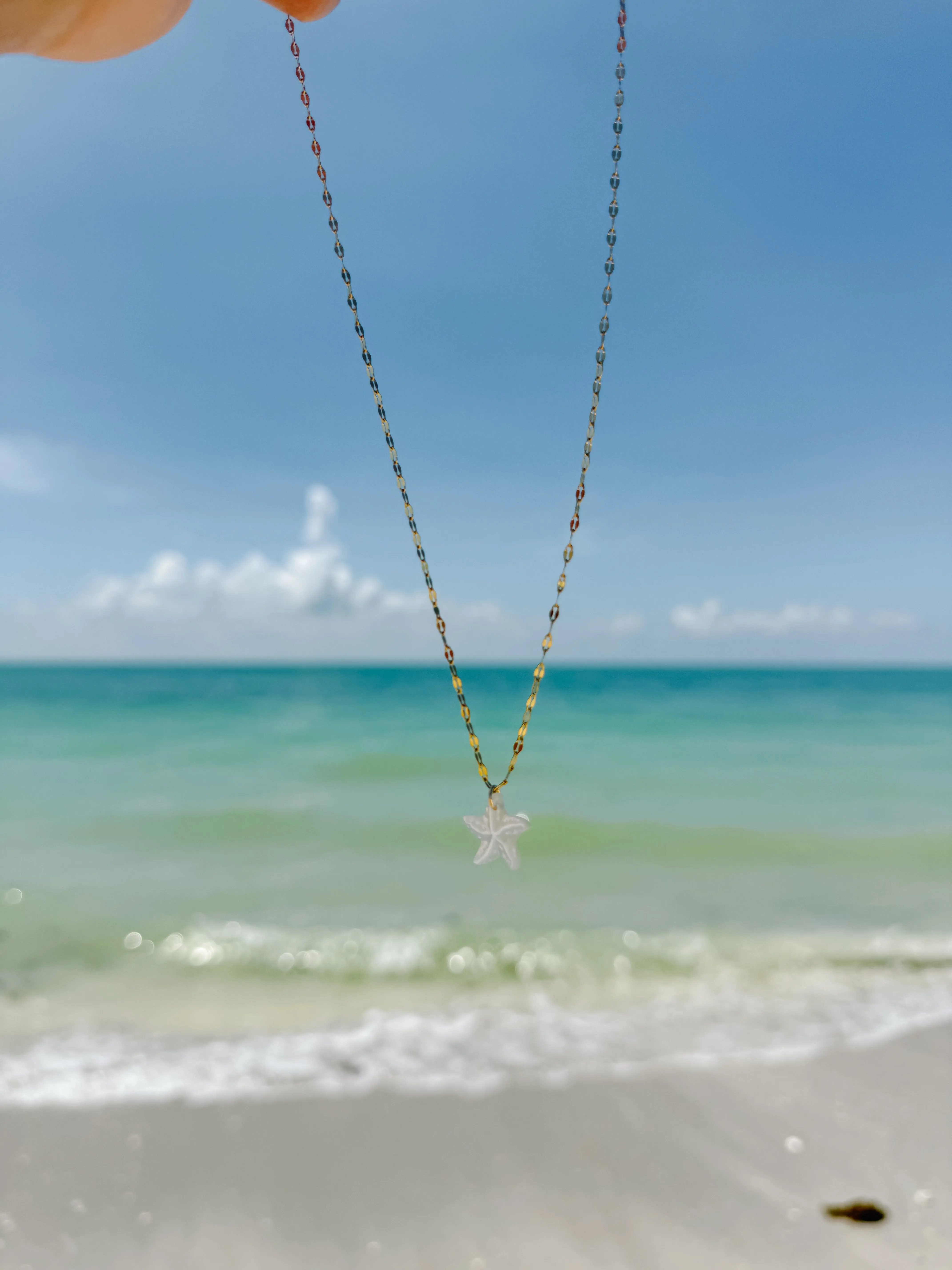 Mother of Pearl Starfish Necklace sold by Mermaid & Me product image thumbnail 2
