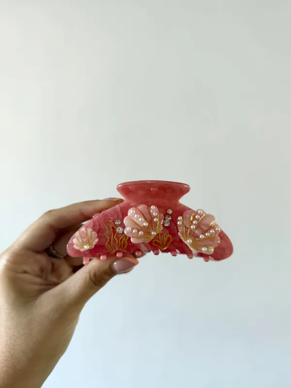 Coral Shells Hair Clip sold by Mermaid & Me