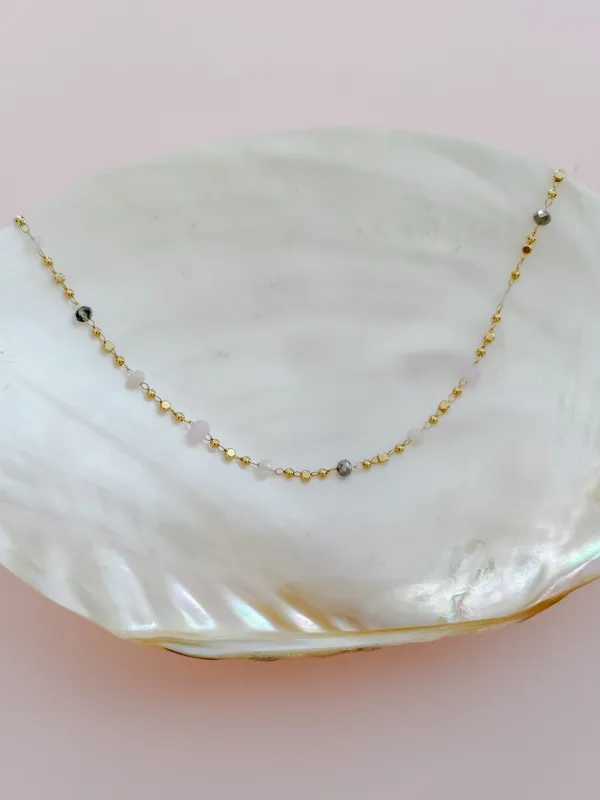 Sea Lily Layering Necklace made by Mermaid & Me