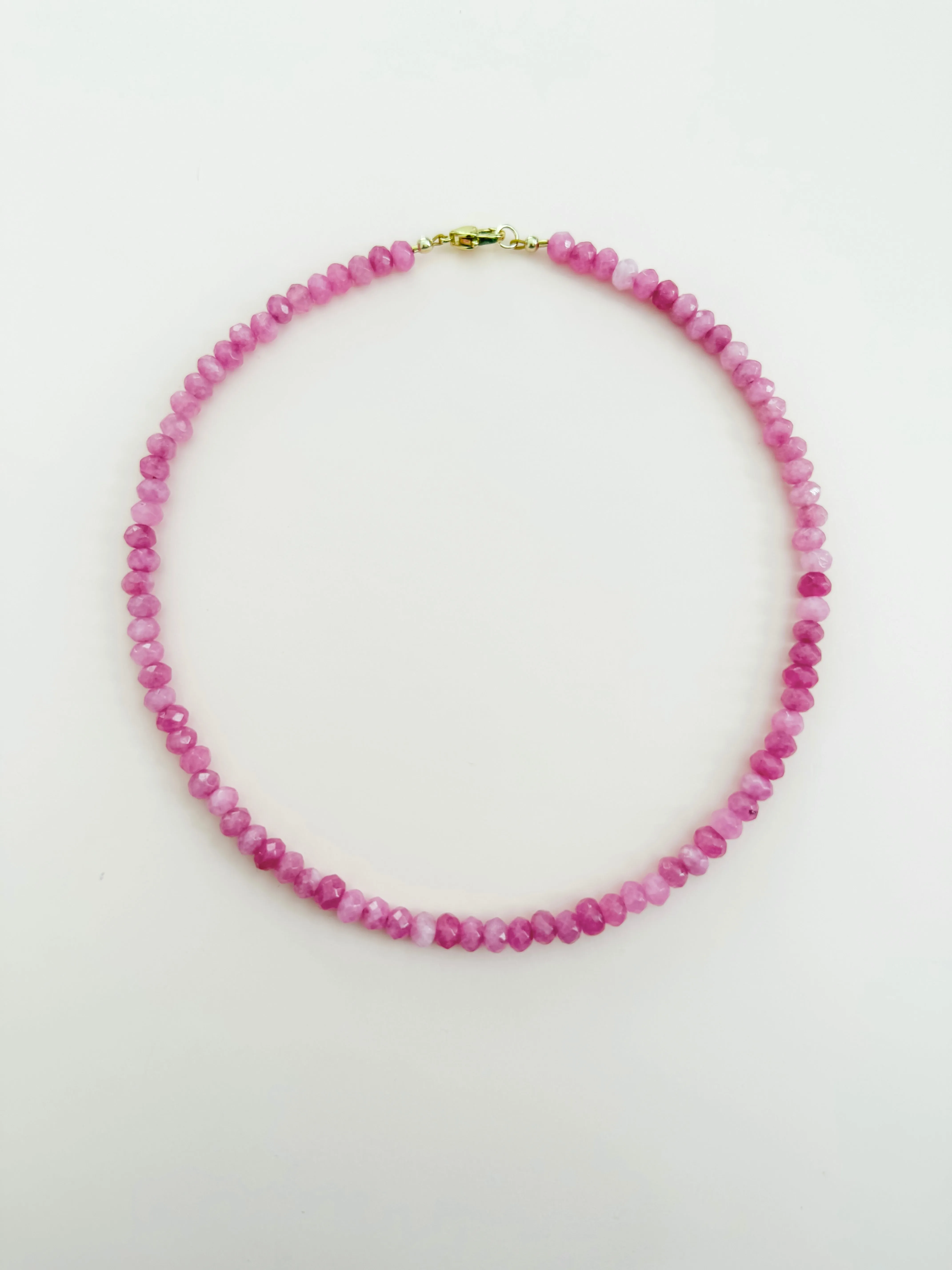 Magenta Beaded Necklace sold by Mermaid & Me