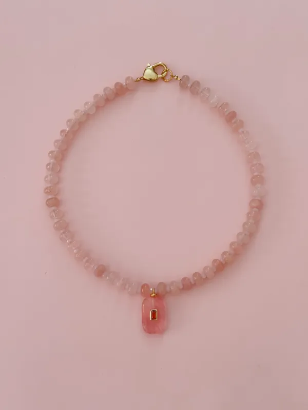 Pink Sands Beaded Necklace sold by Mermaid & Me