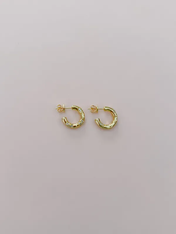 Twinkle Hoop Earrings sold by Mermaid & Me