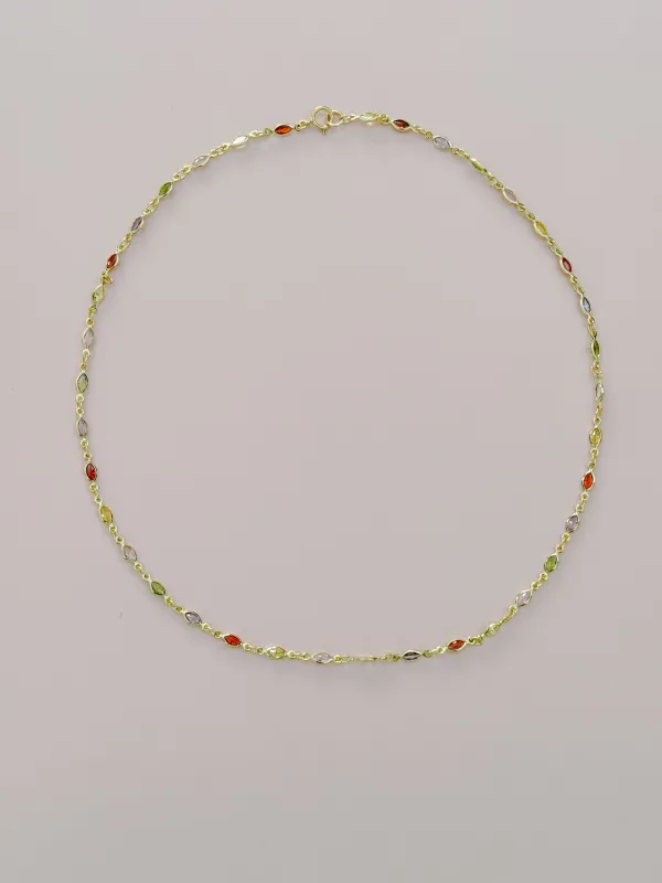 Tinsel Rhinestone Necklace sold by Mermaid & Me