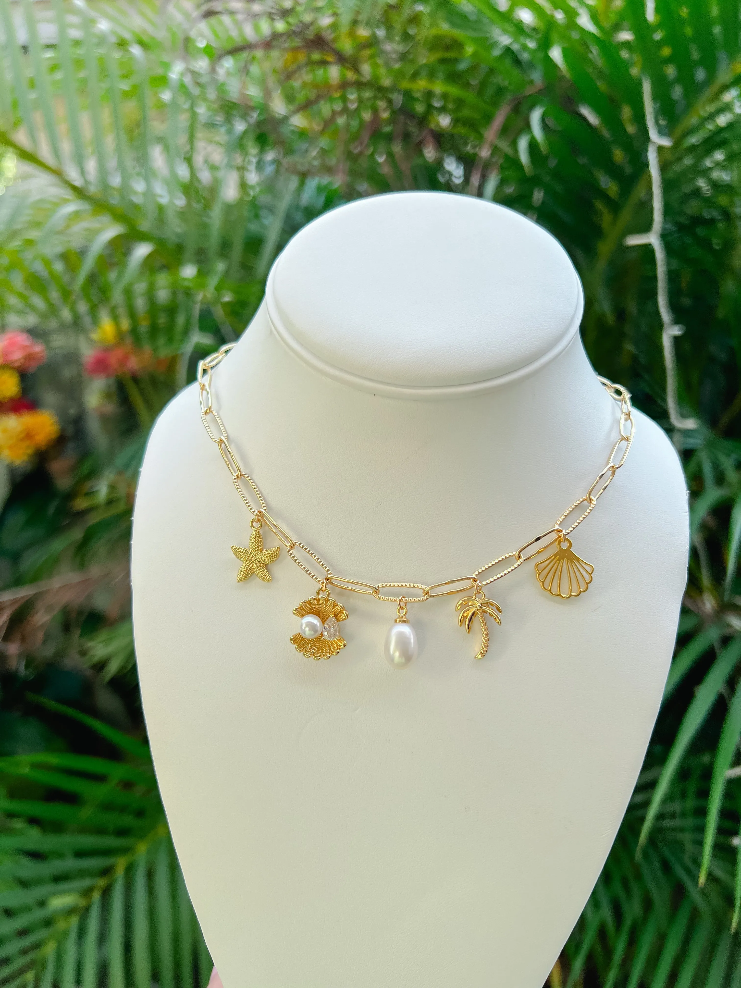 The Brittnay Charm Necklace sold by Mermaid & Me product image thumbnail 2