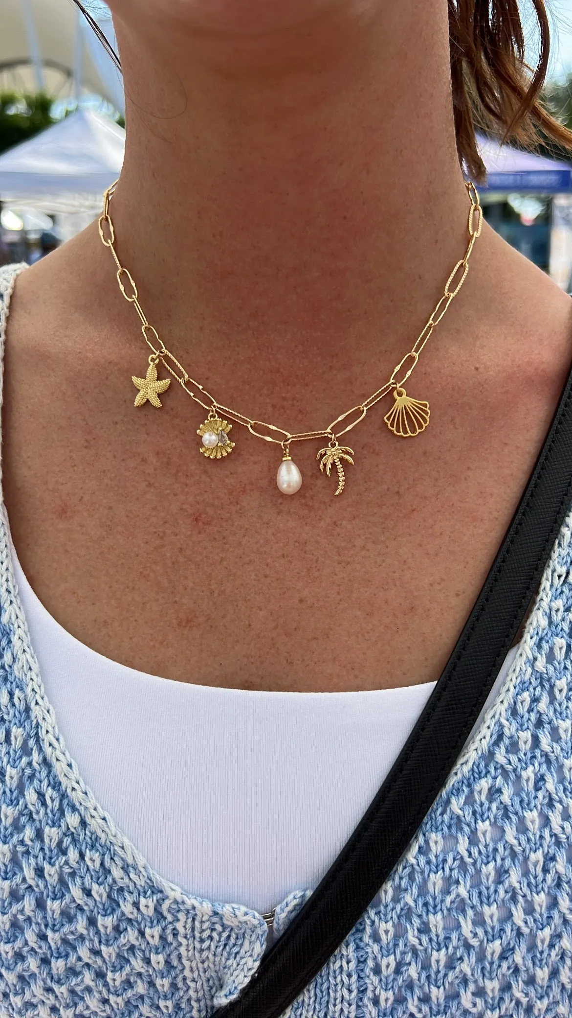 The Brittnay Charm Necklace sold by Mermaid & Me product image thumbnail 3