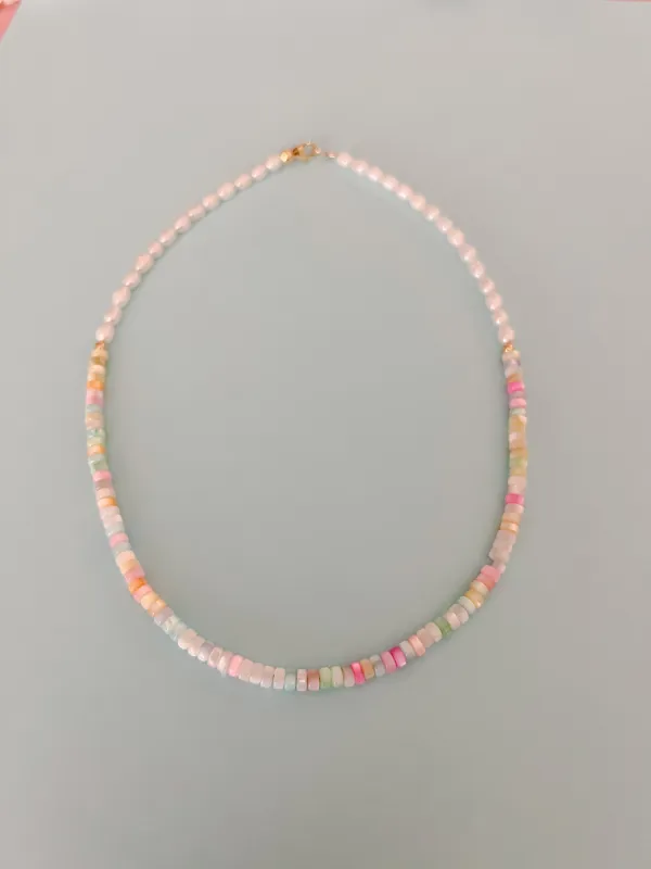 Pretty Pastels Shell Necklace sold by Mermaid & Me