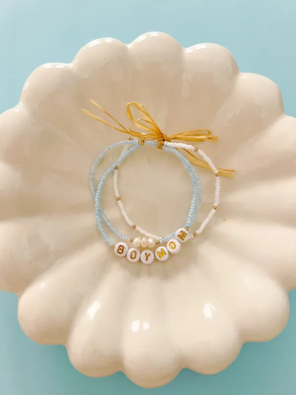 Boy Mom Bracelet Stack sold by Mermaid & Me