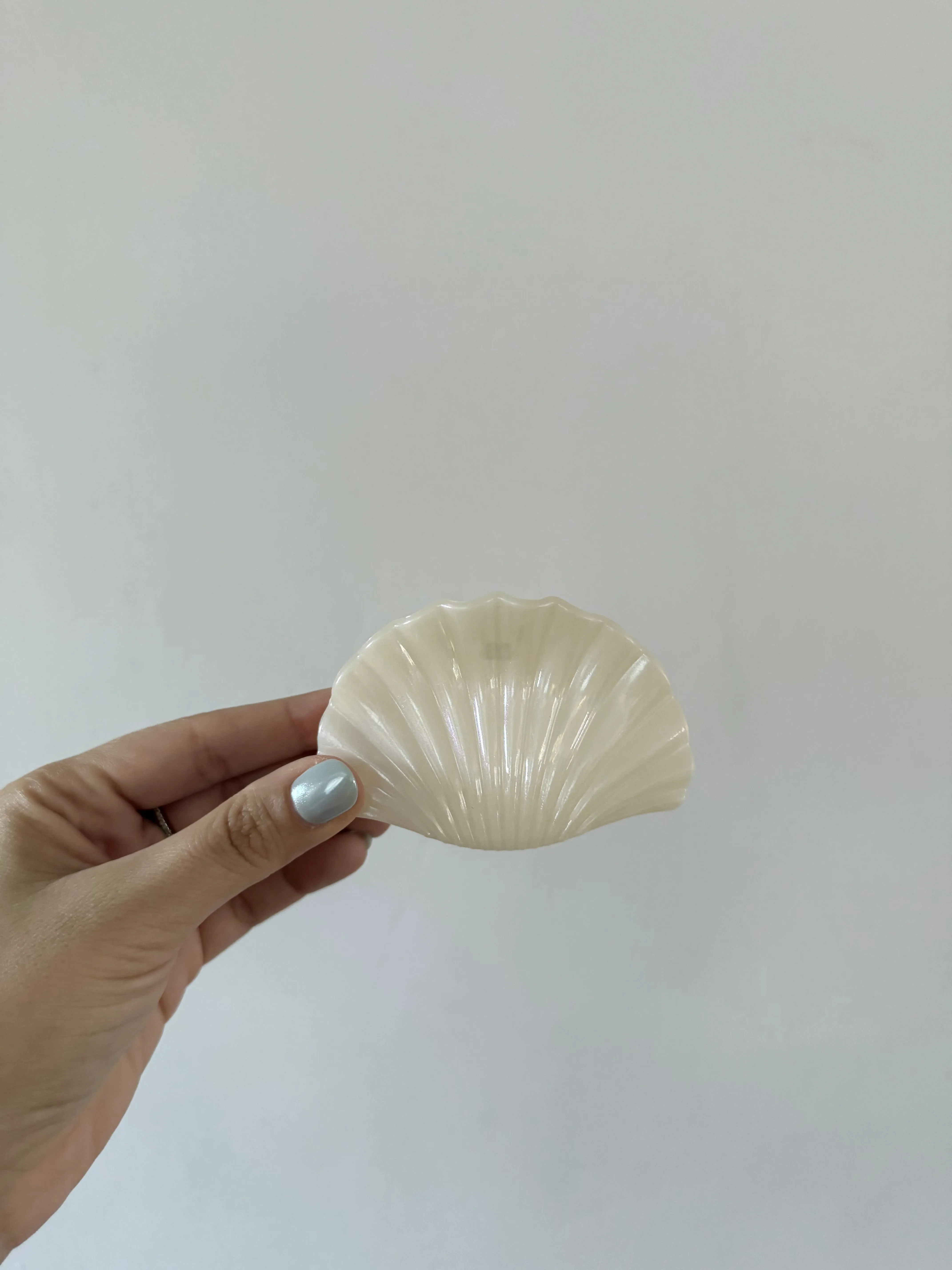 White Shell Claw Clip sold by Mermaid & Me