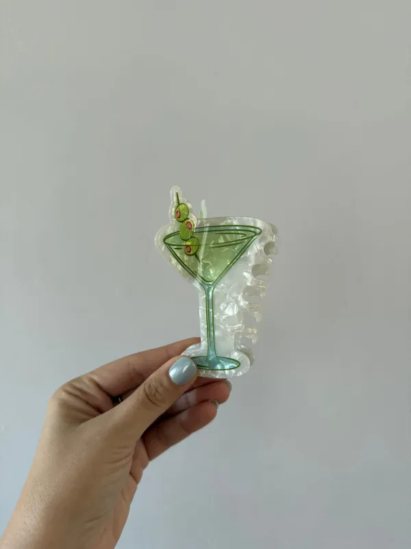 Dirty Martini Hair Clip made by Mermaid & Me