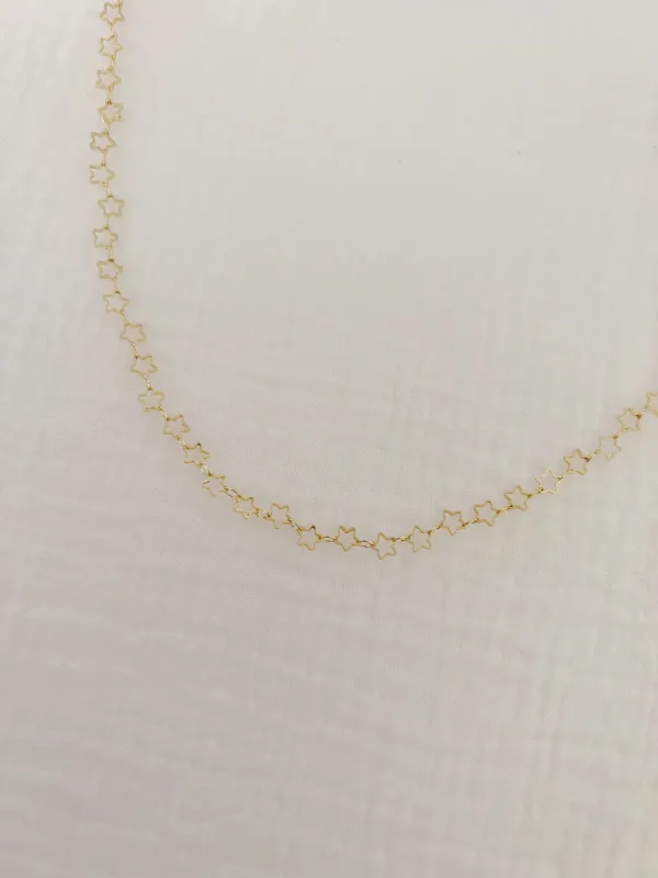 Gold Stars Necklace sold by Mermaid & Me