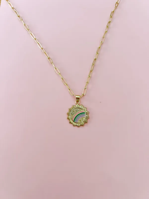 Scallop Rainbow Necklace sold by Mermaid & Me