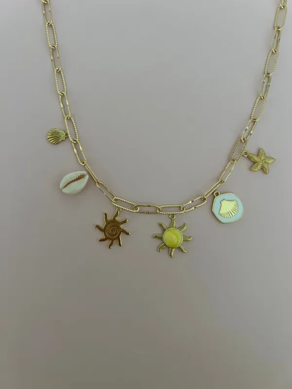 Custom Charm Necklace sold by Mermaid & Me
