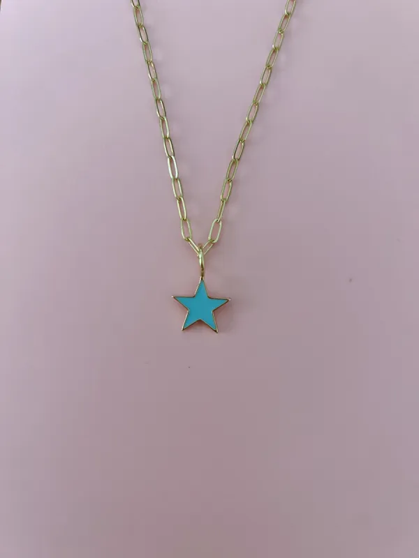 Blue Star Necklace sold by Mermaid & Me