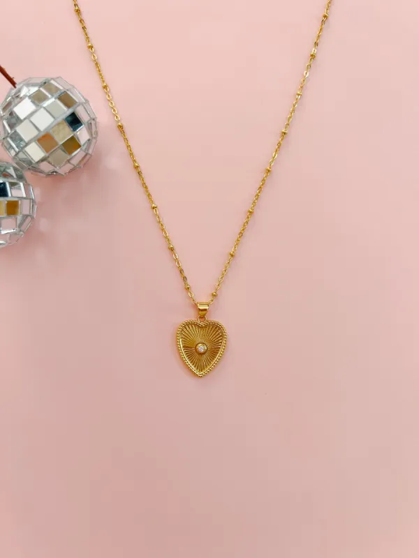 Heart of Gold Necklace sold by Mermaid & Me