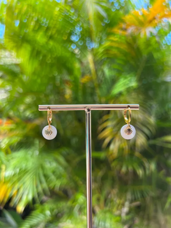 Shelly Earrings sold by Mermaid & Me