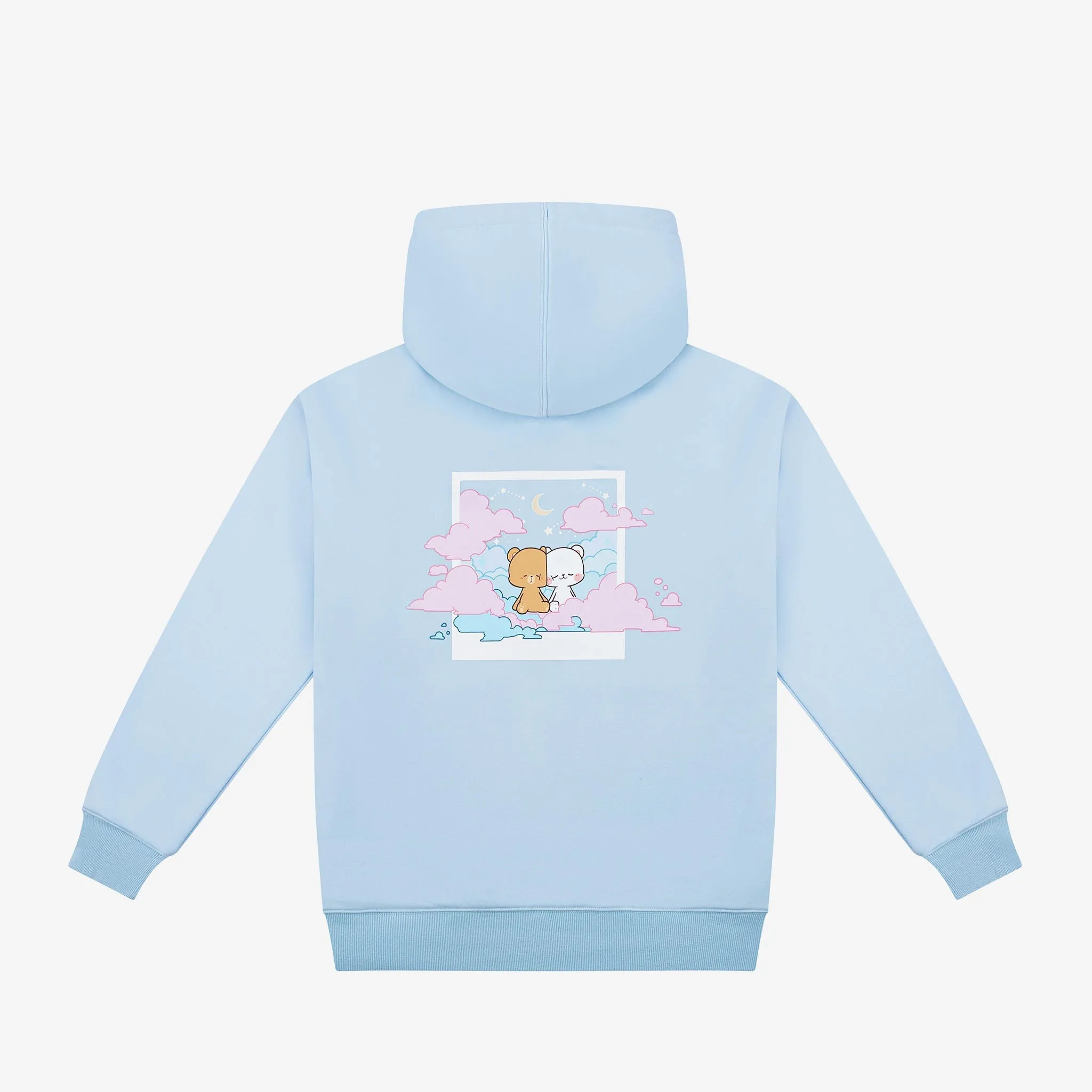 Clouds Snapshot Hoodie - Blue sold by Milk Mocha Bear product image thumbnail 2