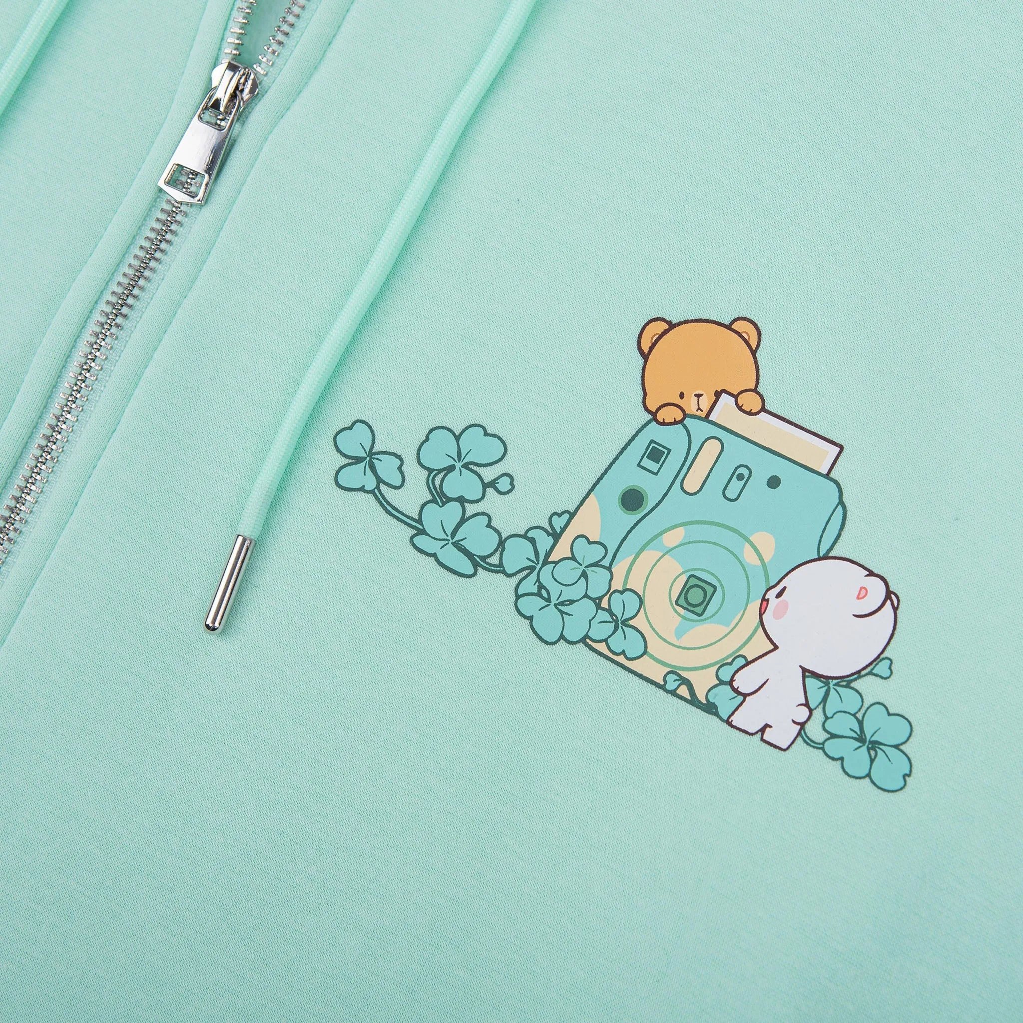 Clover Snapshot Hoodie - Green sold by Milk Mocha Bear product image thumbnail 5