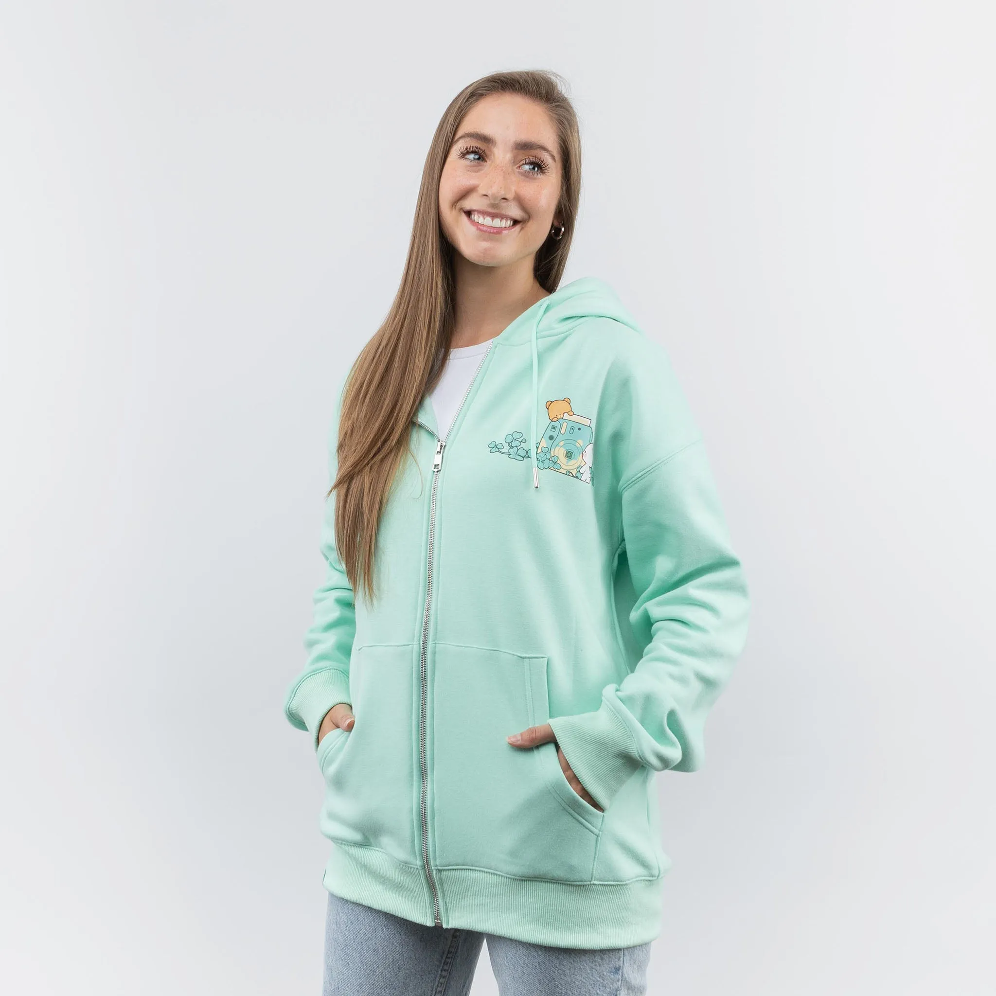 Clover Snapshot Hoodie - Green sold by Milk Mocha Bear product image thumbnail 3