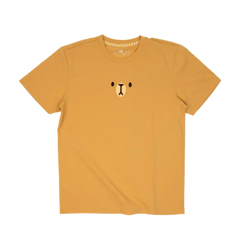 Giordano X Milk Mocha Bear: Mocha T-shirt sold by Milk Mocha Bear