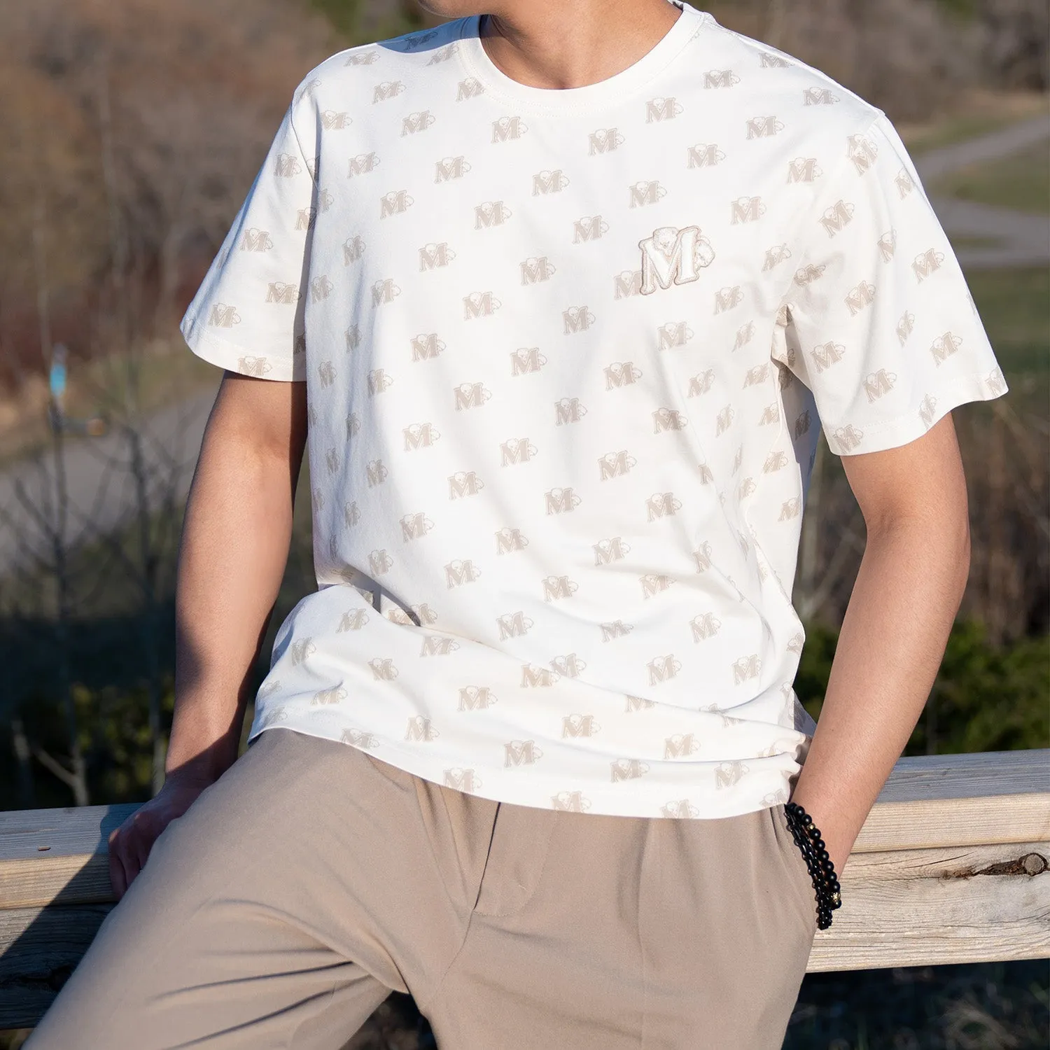 Giordano X Milk Mocha Bear: Monogram (Beige) sold by Milk Mocha Bear product image thumbnail 2